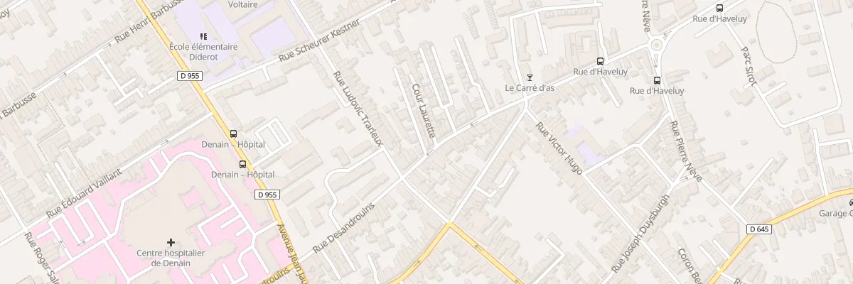 Plan du 627 Rue Désandrouins à Denain