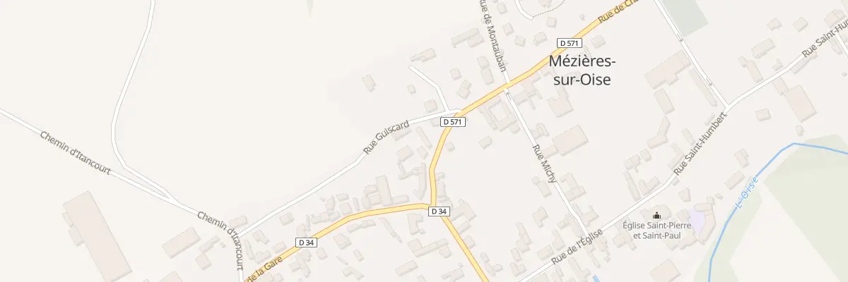 Plan du 5 Rue de Chatillon à Mézières-sur-Oise