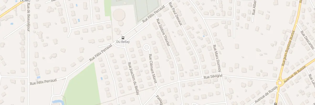 Plan du 14 Rue Clément Marot à Bellerive-sur-Allier