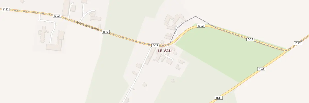 Plan du 117 Le Vau à Pourrain