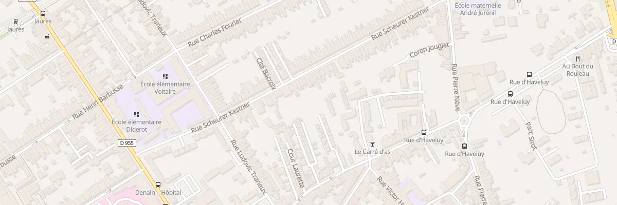 Plan du 20 Rue Scheurer Kestner à Denain