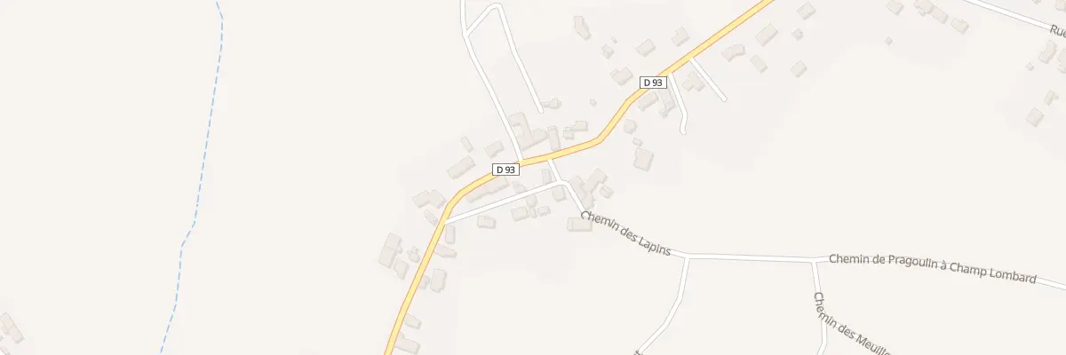 Plan du 2 Che des Lapins - Pragoulin à Saint-Sylvestre-Pragoulin