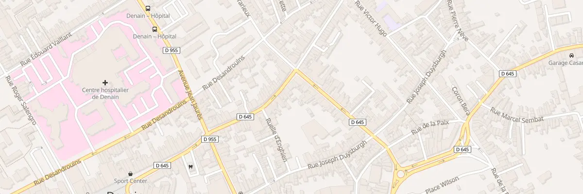 Plan du 48 Rue du Maréchal Leclerc à Denain