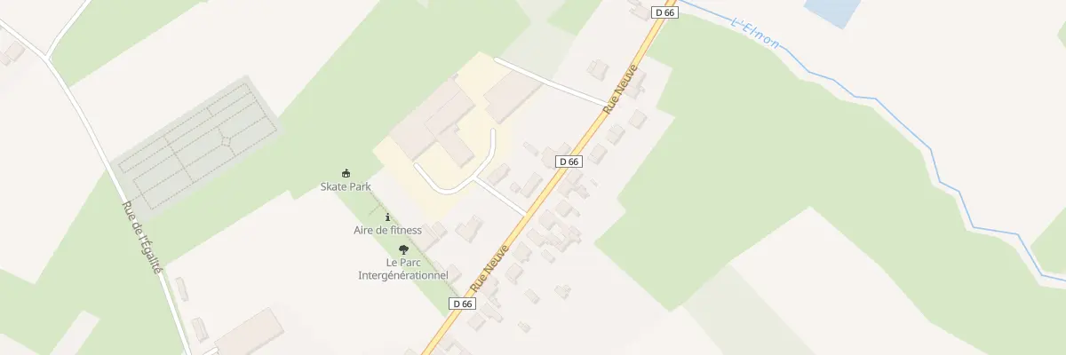 Plan du 492 Rue Neuve à Lecelles