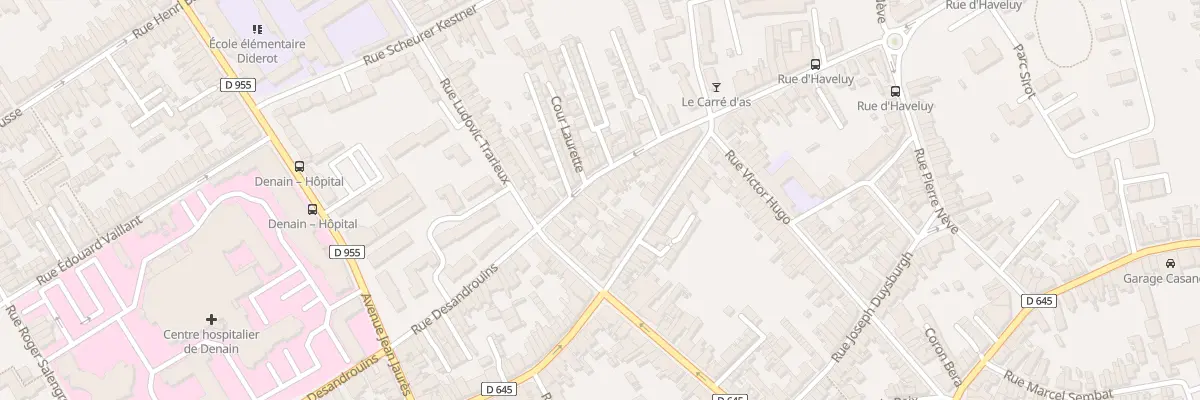 Plan du 636 Rue Désandrouins à Denain