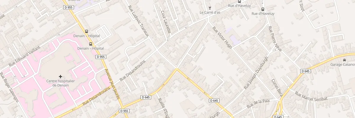 Plan du 95 Rue du Maréchal Leclerc à Denain