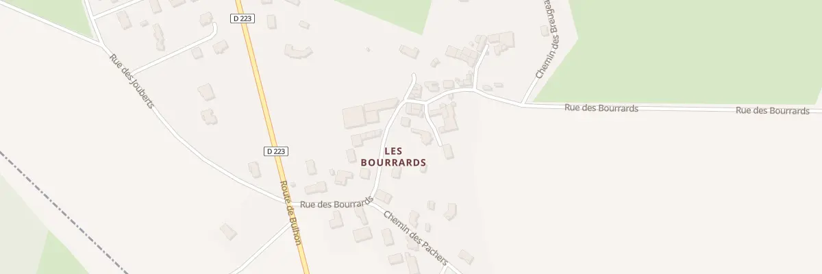 Plan du 5247 Les Bourrards à Bulhon