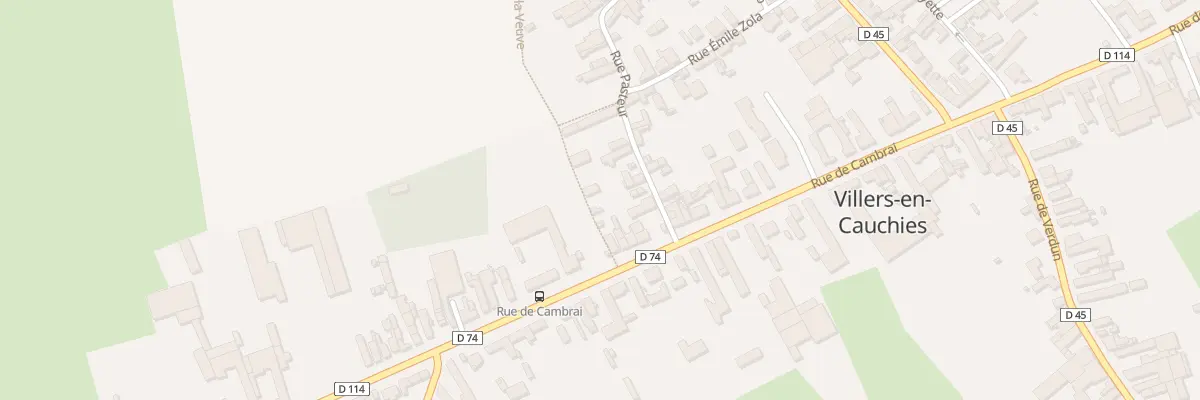 Plan du 40 Rue de Cambrai à Villers-en-Cauchies