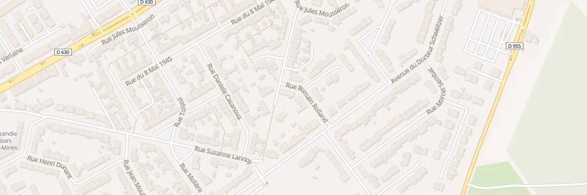 Plan du 51 Rue Romain Rolland à Douchy-les-Mines