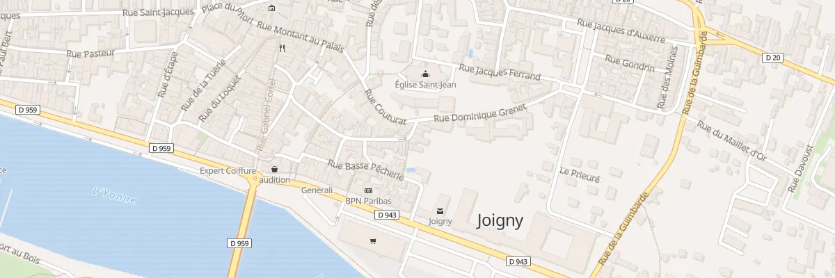 Plan du 32 Rue Haute Pecherie à Joigny