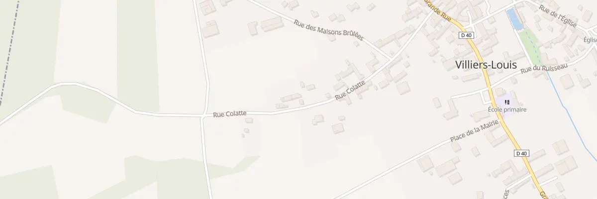 Plan du 24 Rue Colatte à Villiers-Louis