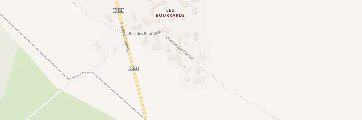 Plan du 5226 Les Bourrards à Bulhon