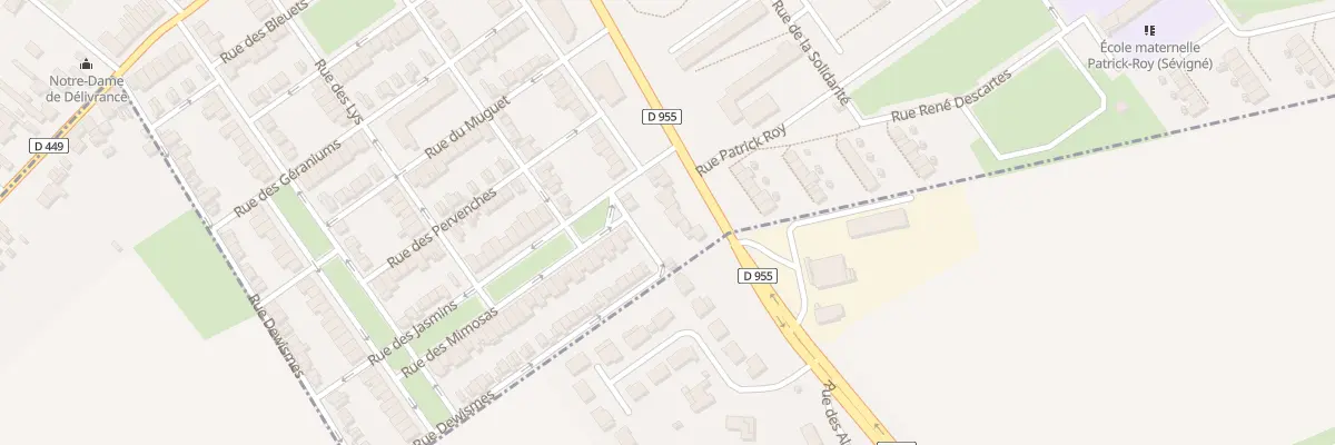 Plan du 4 Bd Charles de Gaulle à Denain