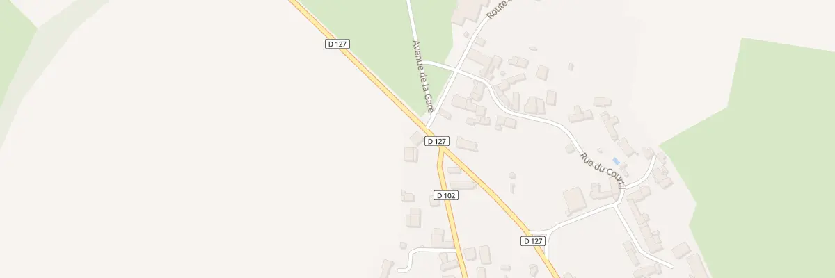 Plan de la Rue de Chazeuil à Corvol-d’Embernard