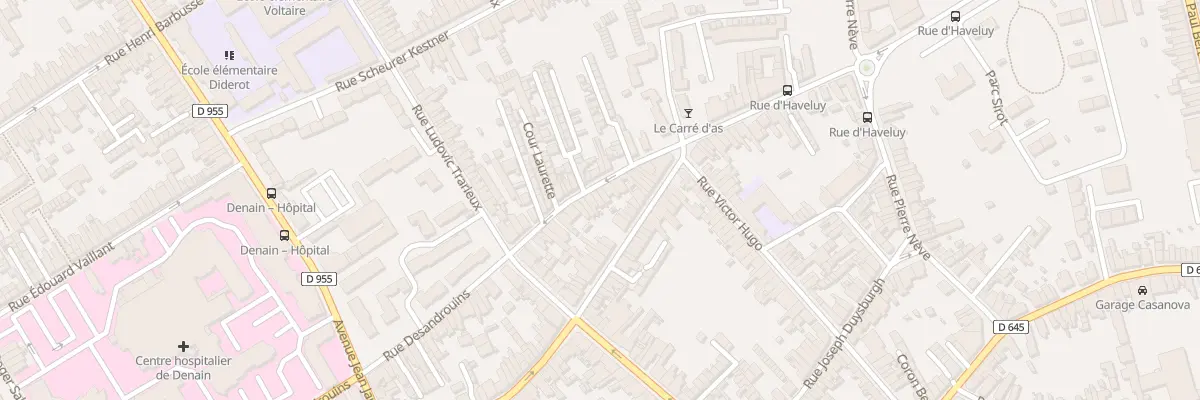 Plan du 668 Rue Désandrouins à Denain