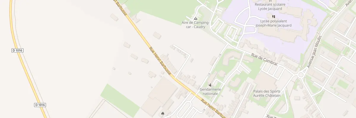Plan du 270 Rue Henri Barbusse à Caudry
