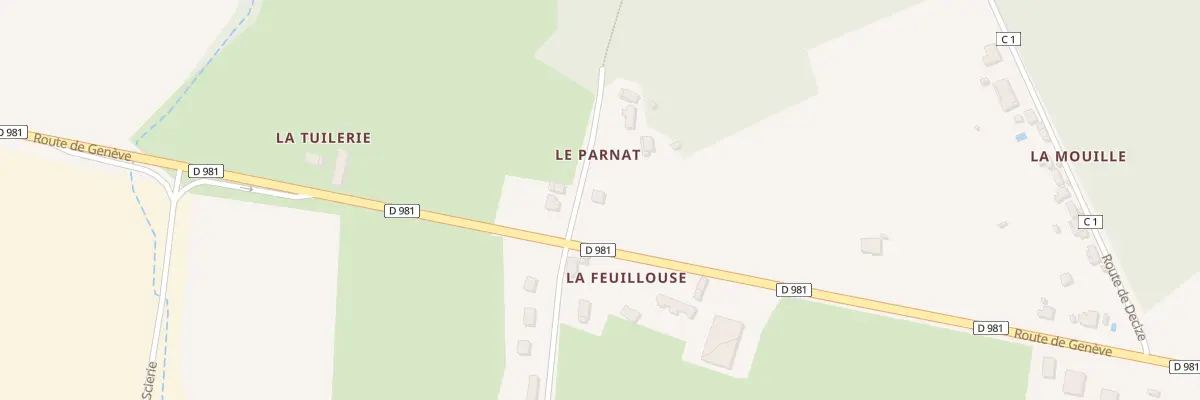 Plan du 1 Rue du Parnat à Sougy-sur-Loire