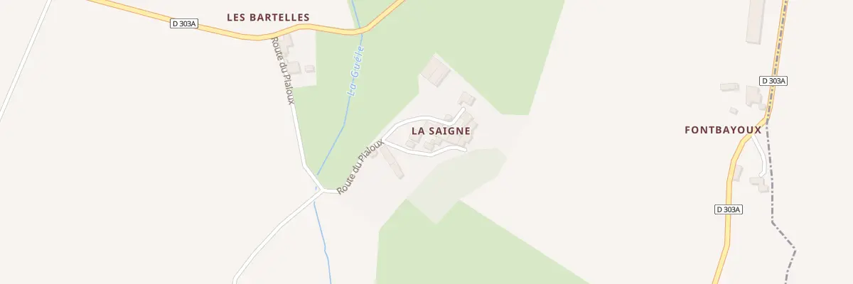 Plan du 5271 La Saigne à Égliseneuve-près-Billom