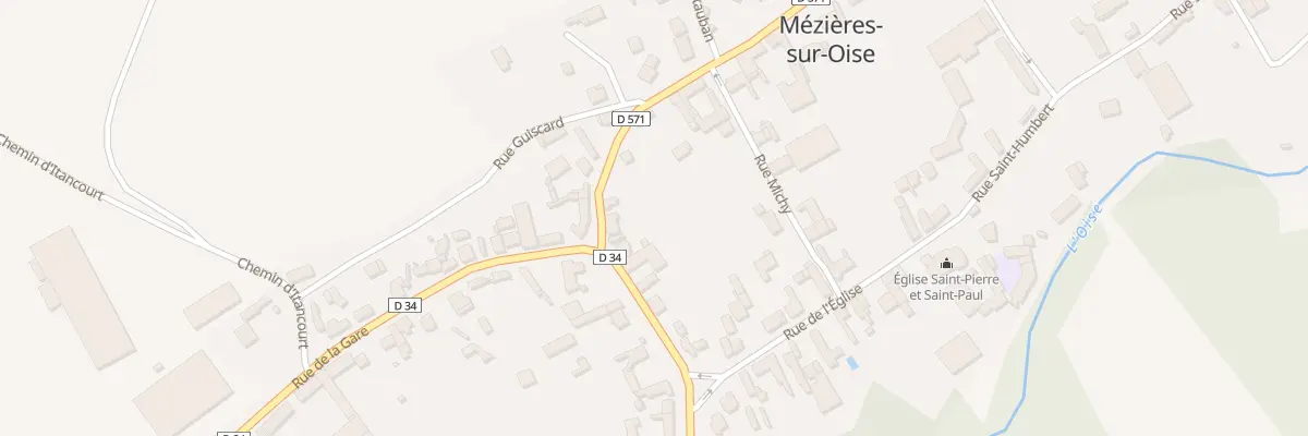 Plan du 12 Rue du Souvenir à Mézières-sur-Oise