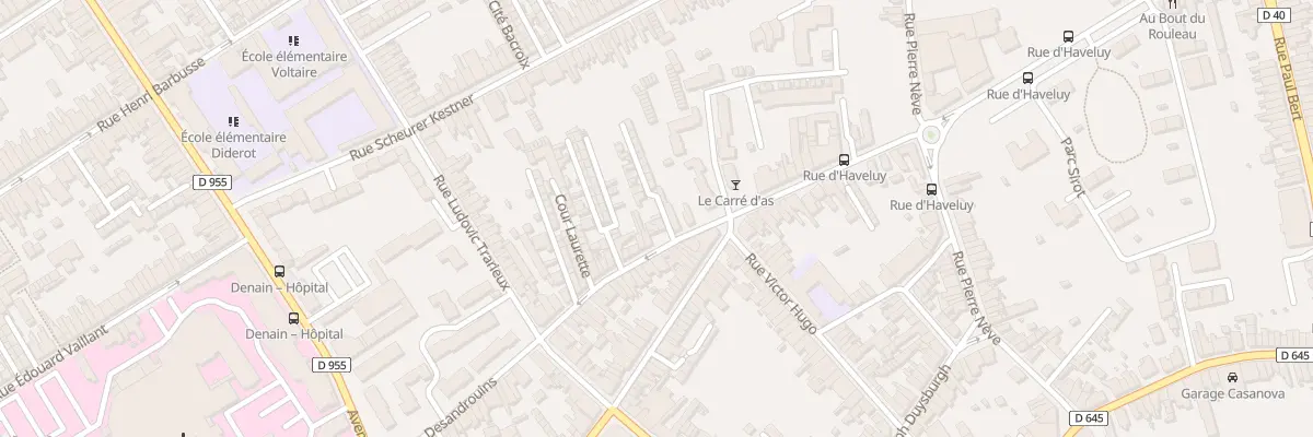 Plan du 697 Rue Désandrouins à Denain