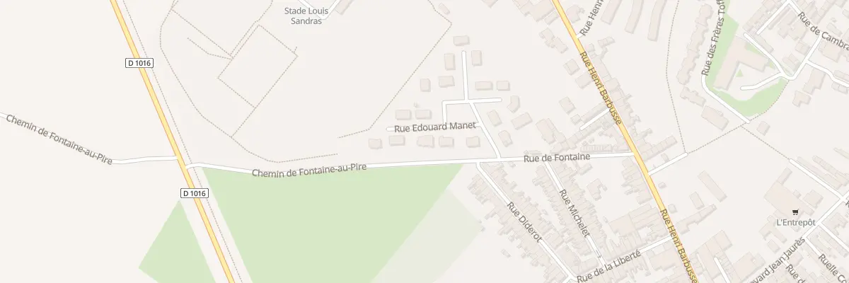 Plan du 30 Rue Edouard Manet à Caudry
