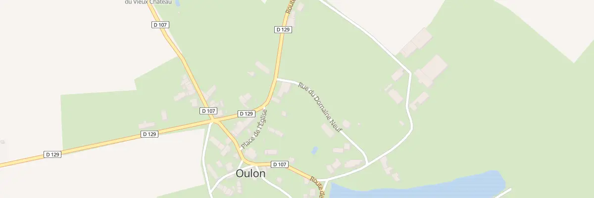 Plan du 4 Rte de Montenoison à Oulon