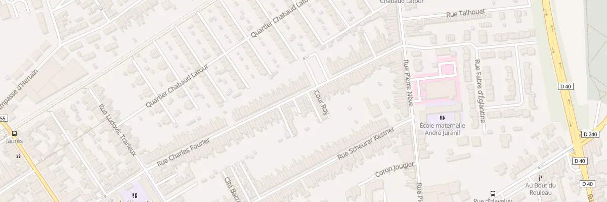 Plan du 92 Rue Charles Fourier à Denain