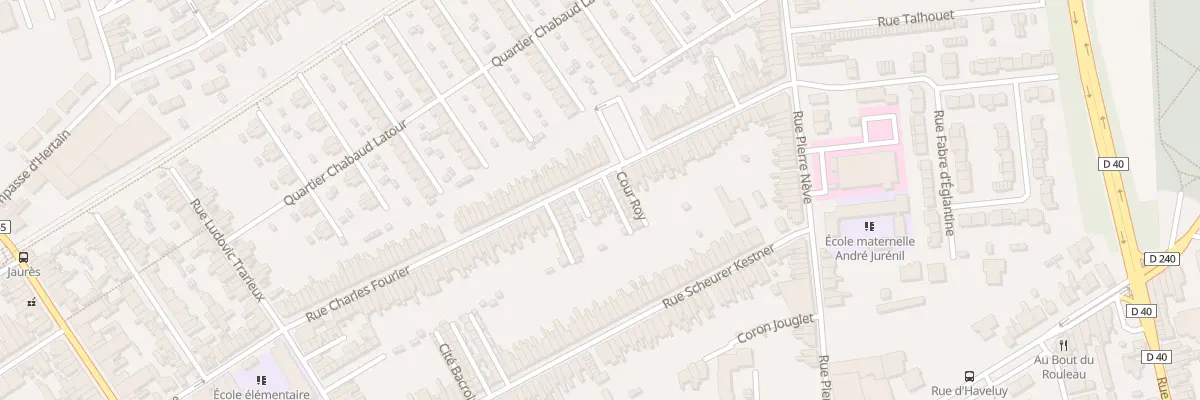 Plan du 94A Rue Charles Fourier à Denain