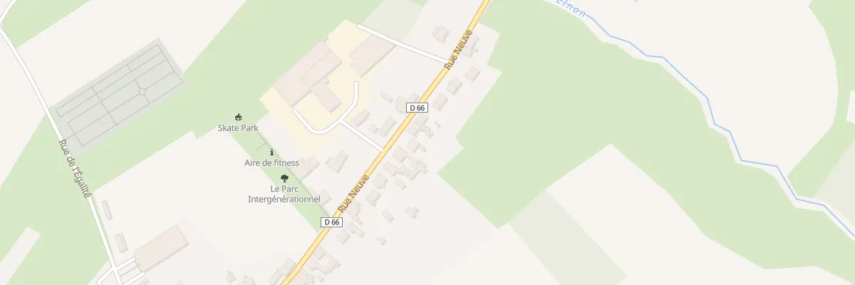 Plan du 481 Rue Neuve à Lecelles