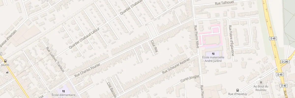Plan du 94B Rue Charles Fourier à Denain