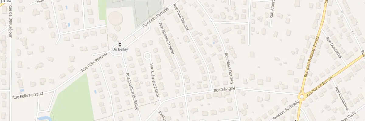 Plan du 23 Rue Isidore Thivrier à Bellerive-sur-Allier