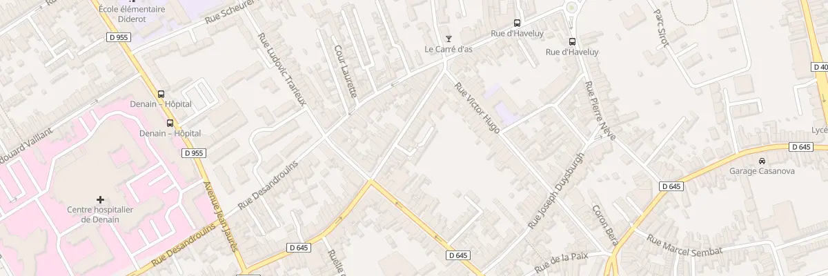 Plan du 72 Rue du Maréchal Leclerc à Denain