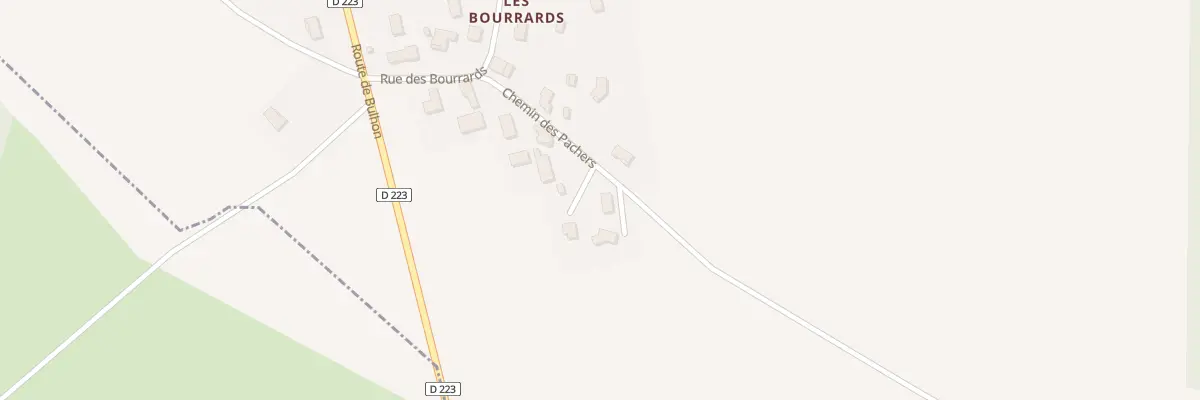 Plan du 5310 Les Bourrards à Bulhon