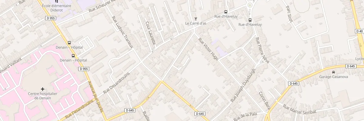 Plan du 74 Rue du Maréchal Leclerc à Denain