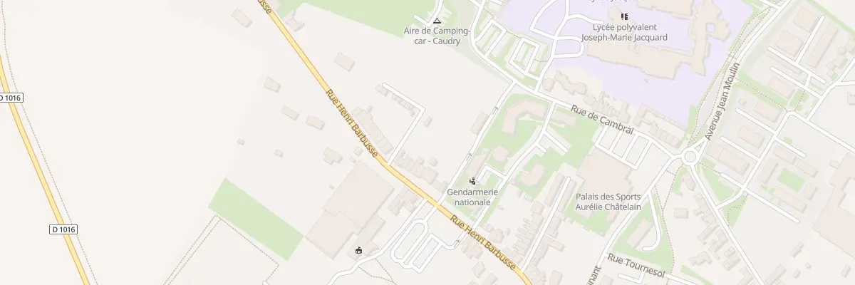 Plan du 258 Rue Henri Barbusse à Caudry
