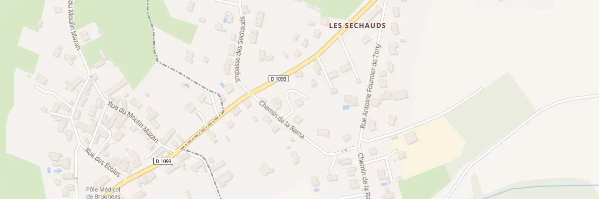 Plan du 5 Che de la Rama à Bellerive-sur-Allier