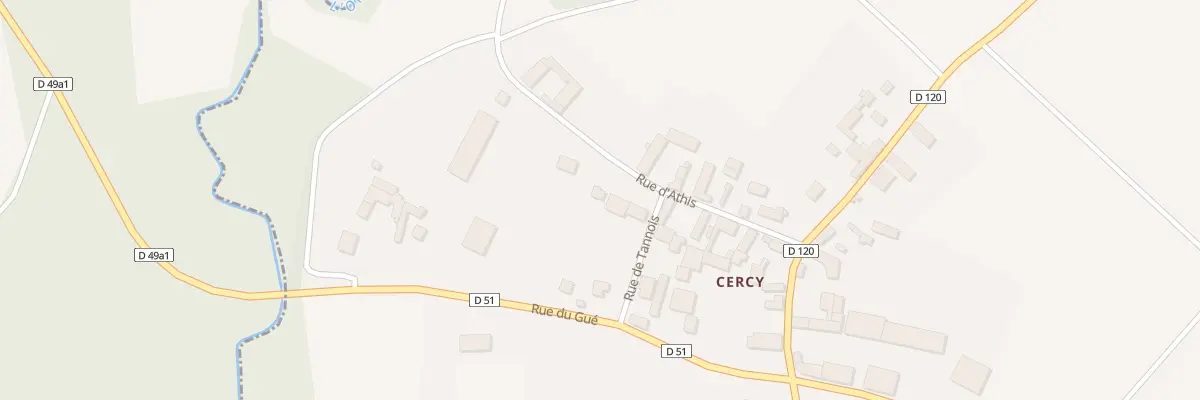 Plan du 21B Rue d’Athis à Gumery