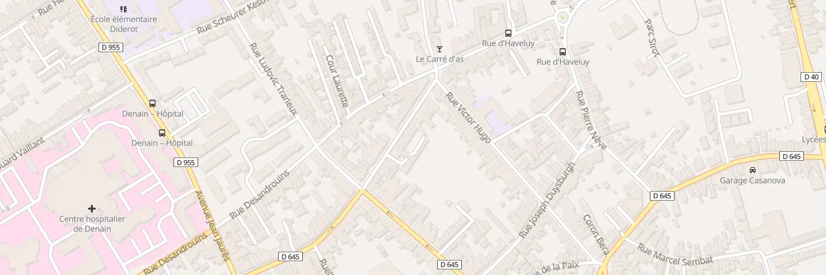 Plan du 78 Rue du Maréchal Leclerc à Denain