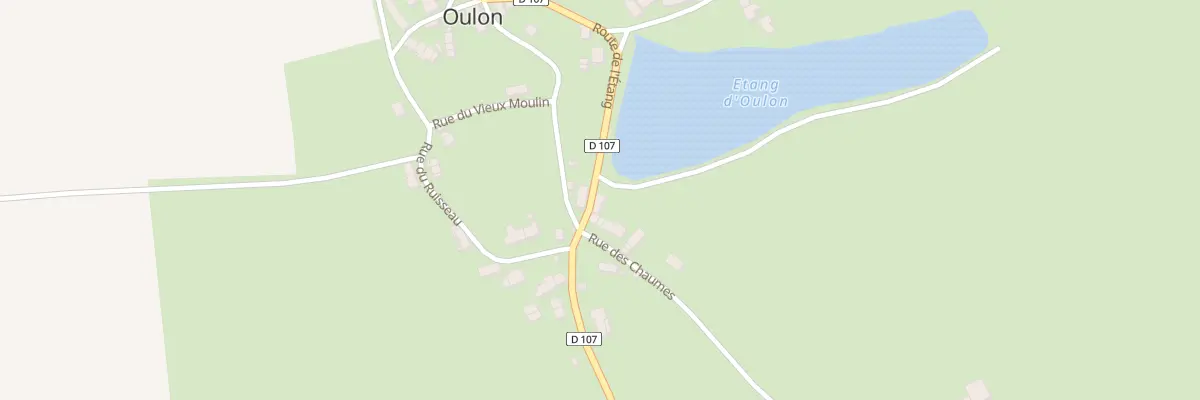 Plan du 7 Rte de l’Étang à Oulon