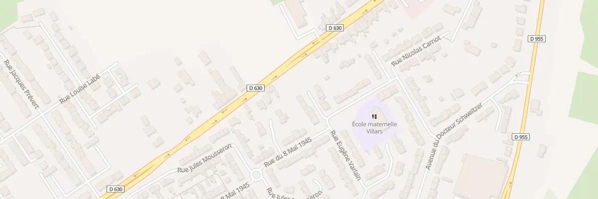 Plan du 50 Rue Eugène Varlain à Douchy-les-Mines