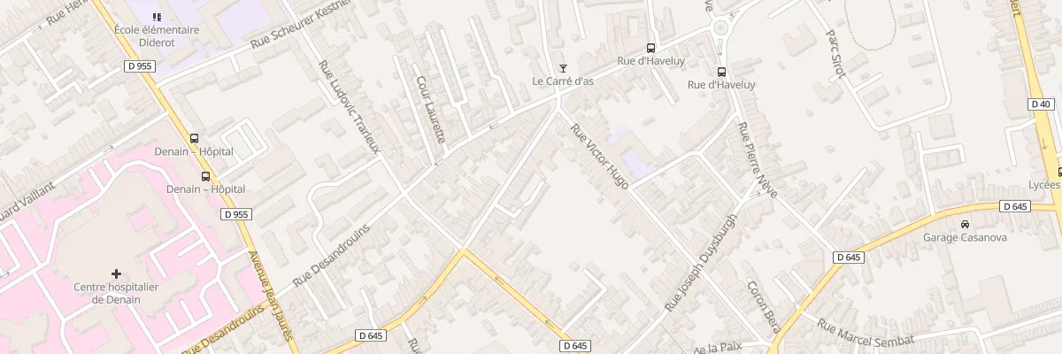 Plan du 80 Rue du Maréchal Leclerc à Denain