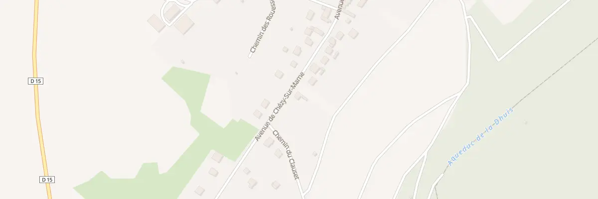 Plan du 9 Av de Chezy sur Marne à Nogentel