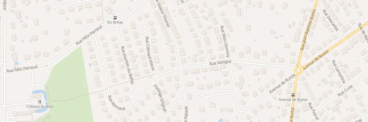 Plan du 25 Rue Sevigne à Bellerive-sur-Allier