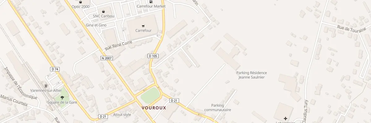 Plan du 5 Rue Claudius Bourin à Varennes-sur-Allier