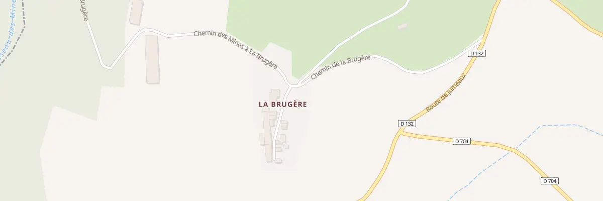 Plan du 5162 La Brugere à Champagnat-le-Jeune