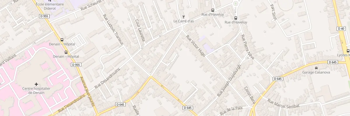 Plan du 72D Rue du Maréchal Leclerc à Denain