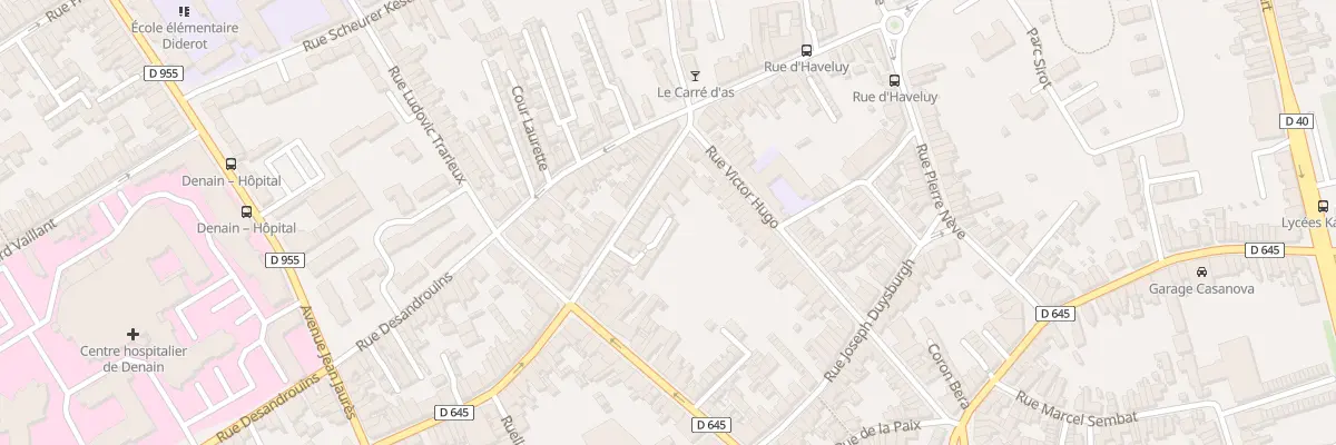 Plan du 72E Rue du Maréchal Leclerc à Denain
