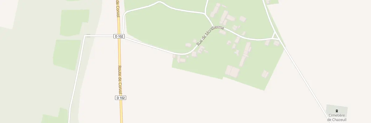 Plan du 21 Rue de Mont Berme à Chazeuil