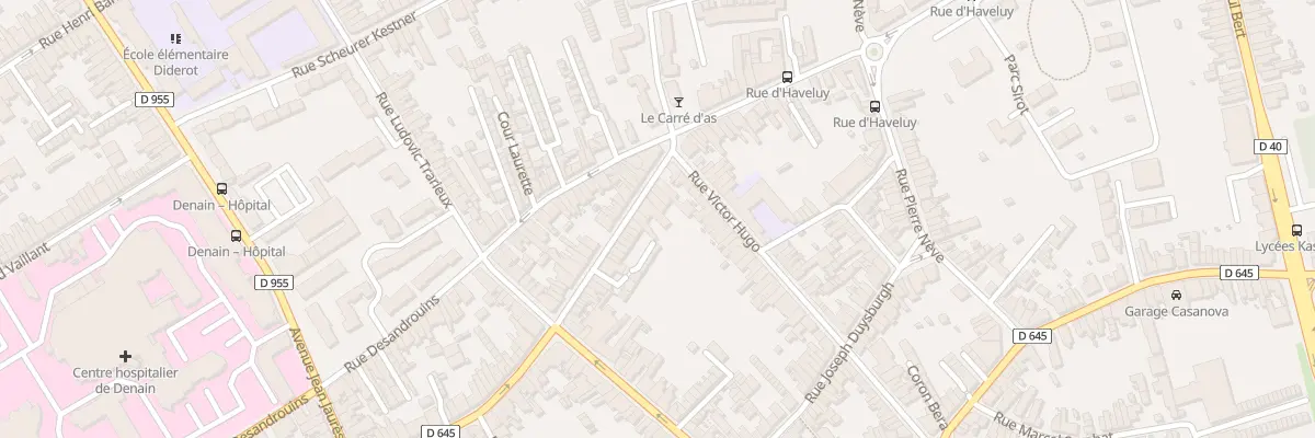 Plan du 86 Rue du Maréchal Leclerc à Denain