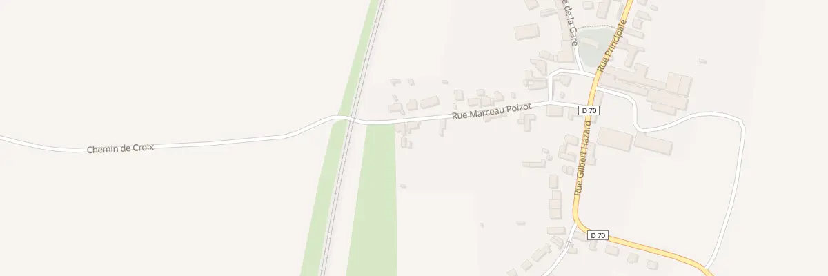 Plan du 11 Rue Marceau Poizot à Croix-Fonsomme